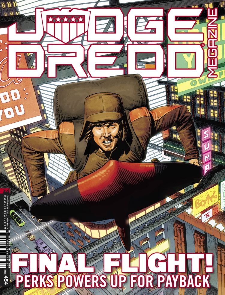 JUDGE DREDD MEGAZINE 454 FINAL FLIGHT