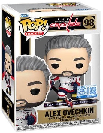 Pop! Hockey: NHL Washington Capitals Alex Ovechkin "All-Time Goals Leader" Vinyl Figure