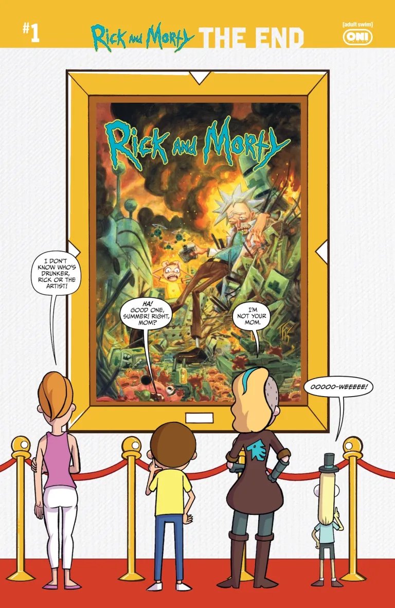 Rick And Morty The End #1 Cover C Blind Bag Less Intermix