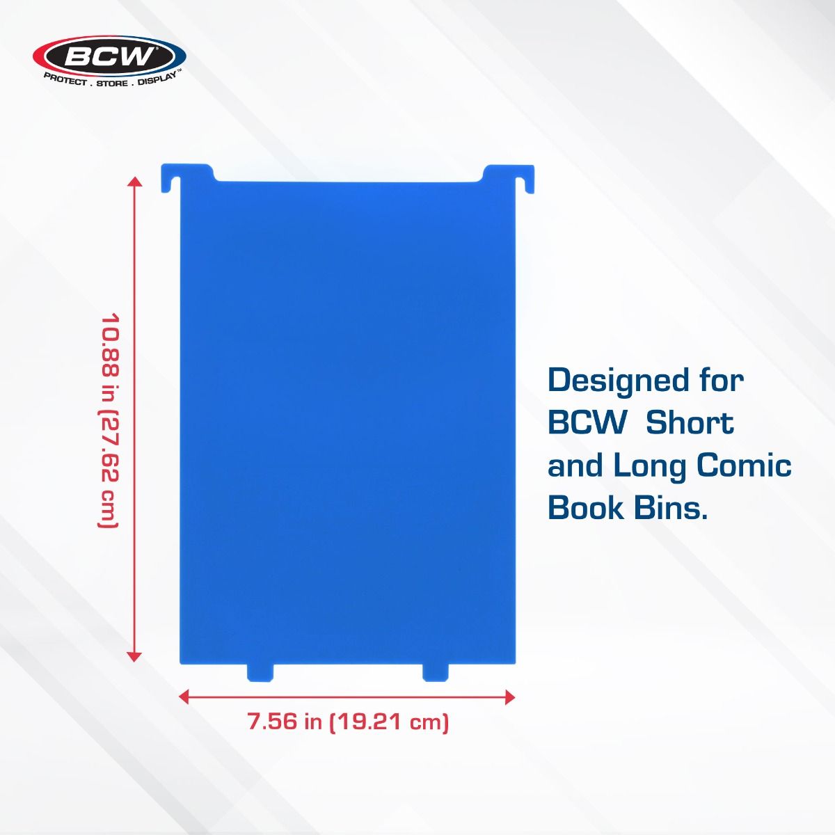 BCW Comic Bin Partitions - Blue - 3 Pack