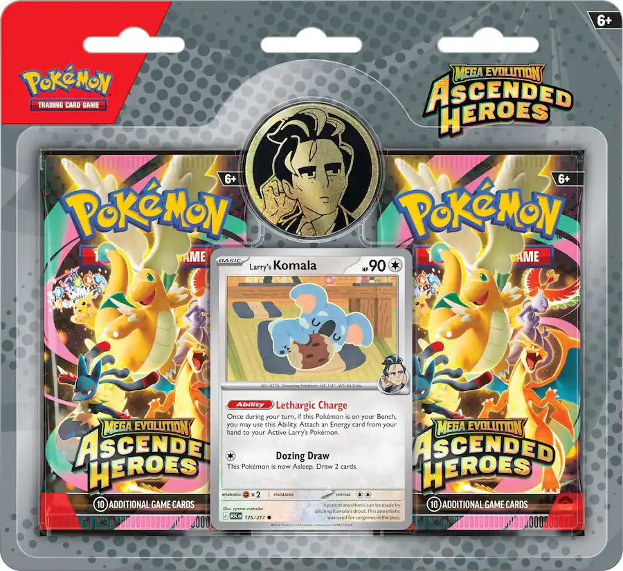 POKEMON ME2.5 ASCENDED HEROES 2-PACK BLISTER COLLECTIONS