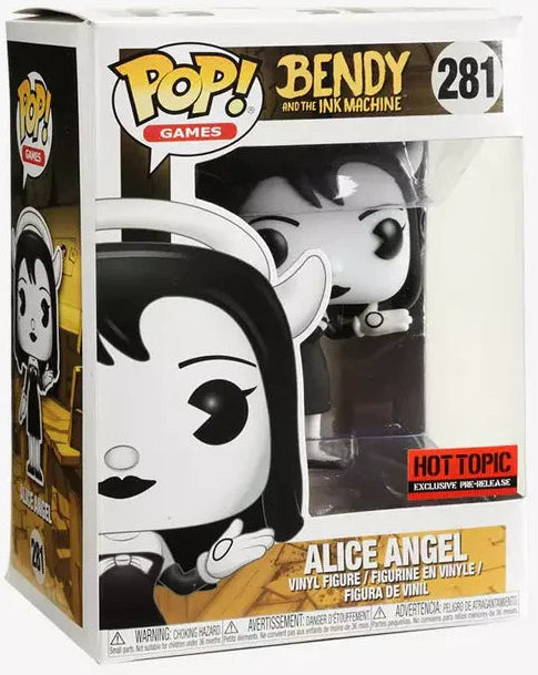 Pop! Games: Bendy and the Ink Machine Alice Angel (Hot Topic Exclusive Pre-Release) Vinyl Figure