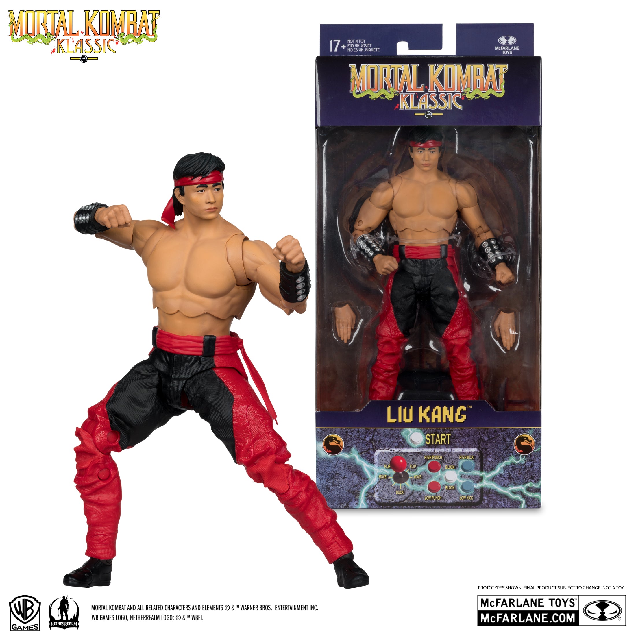 Mortal Kombat Klassic Liu Kang 7in Action Figure