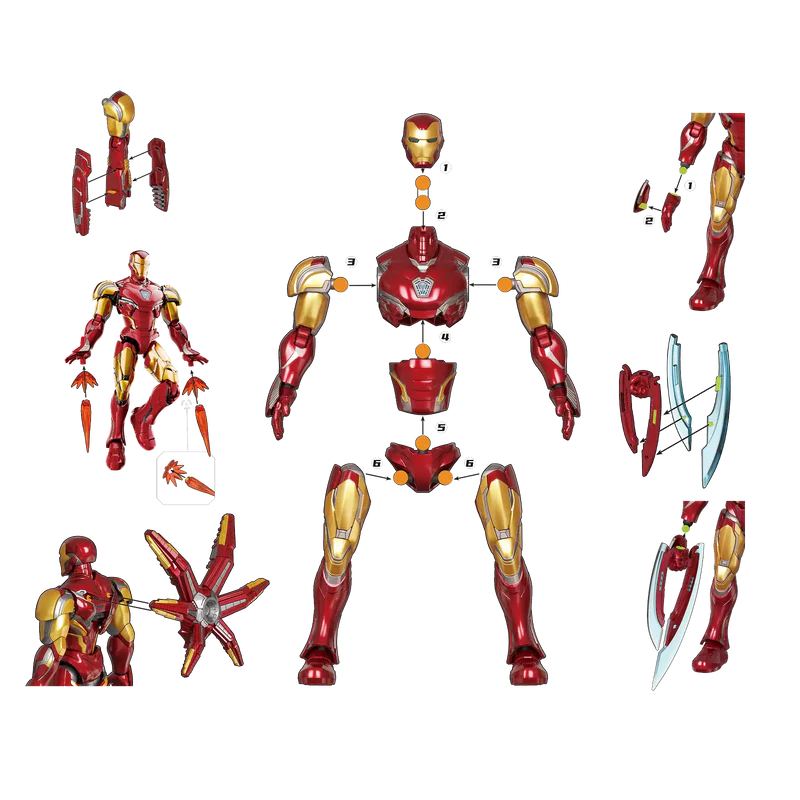 Marvel Infinity Saga Champion Class Iron Man MK85 Model Kit