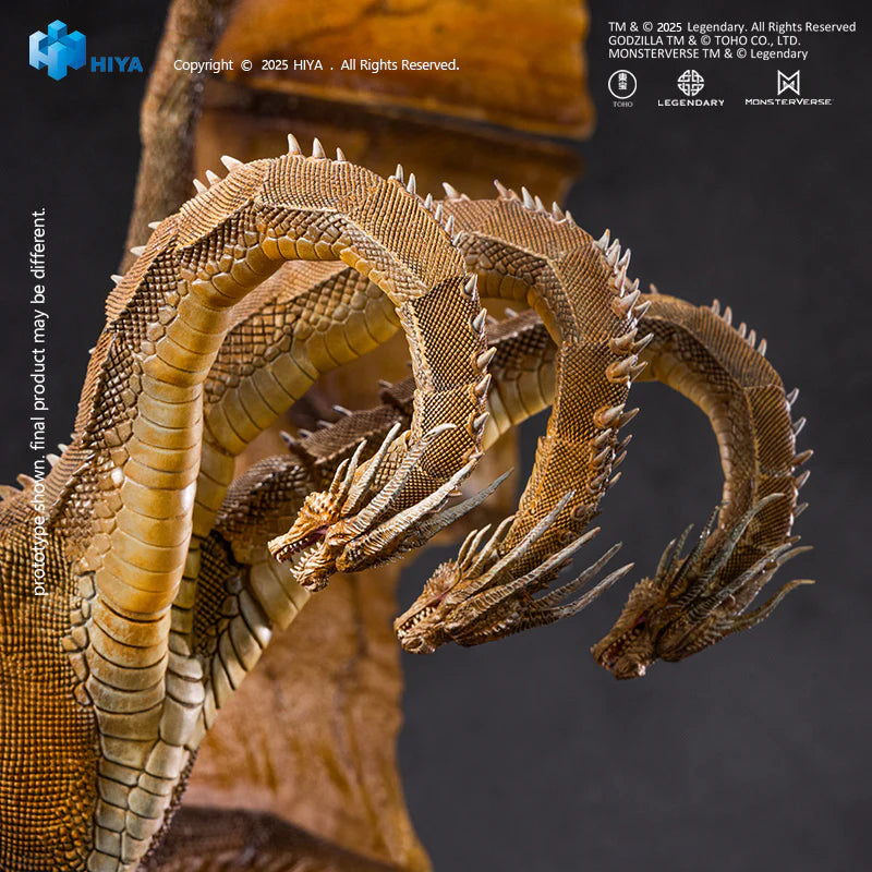 HIYA Exquisite Basic Series: Godzilla King of the Monsters: None Scale 14" Inch King Ghidorah 2.0 Action Figure