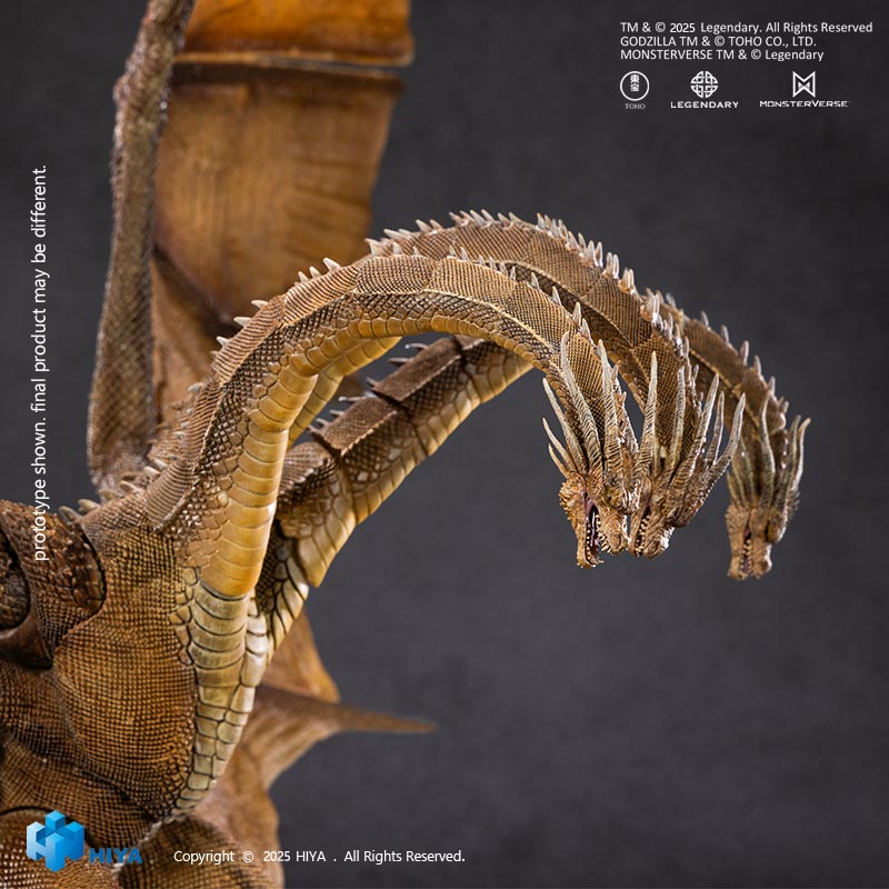 HIYA Exquisite Basic Series: Godzilla King of the Monsters: None Scale 14" Inch King Ghidorah 2.0 Action Figure