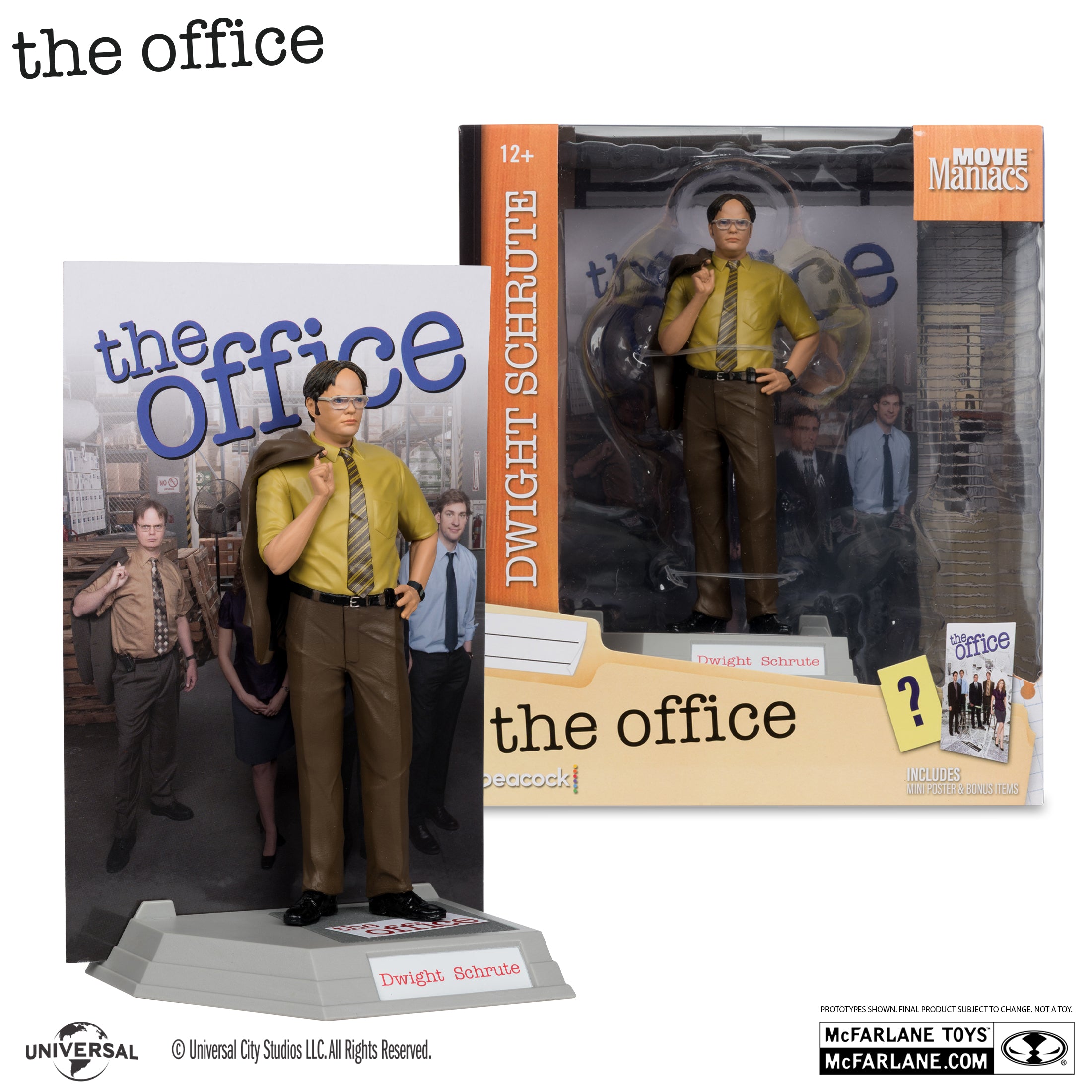 Movie Maniacs Dwight (The Office) 6in Posed Figure