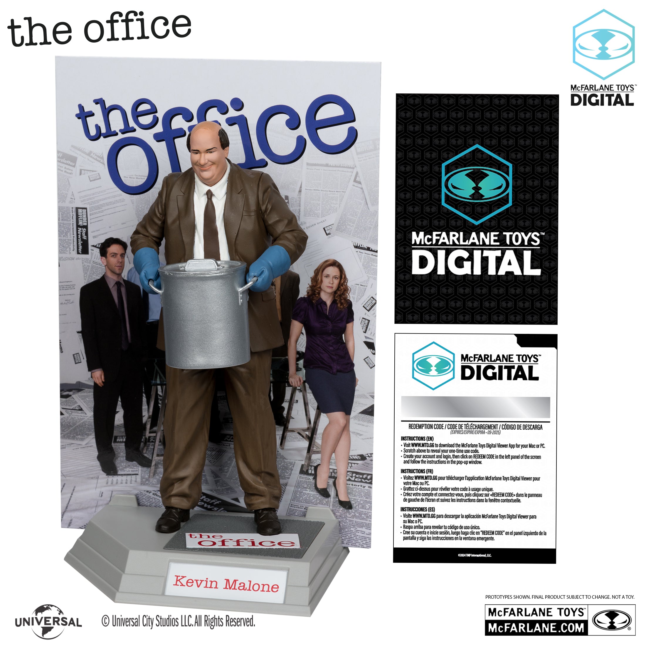 Kevin Malone (The Office) with McFarlane Toys Digital Collectible