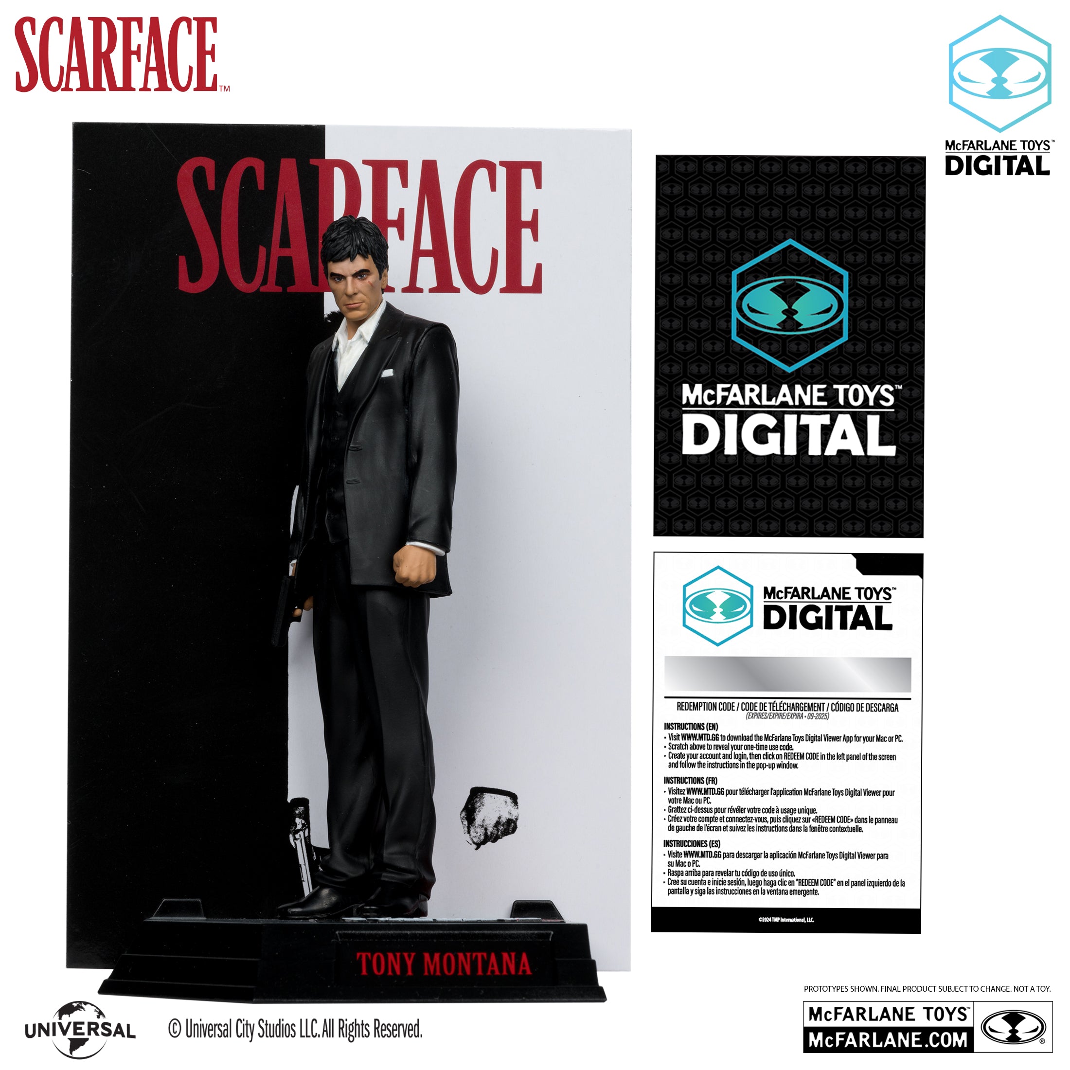 Tony Montana (Scarface) with McFarlane Toys Digital Collectible