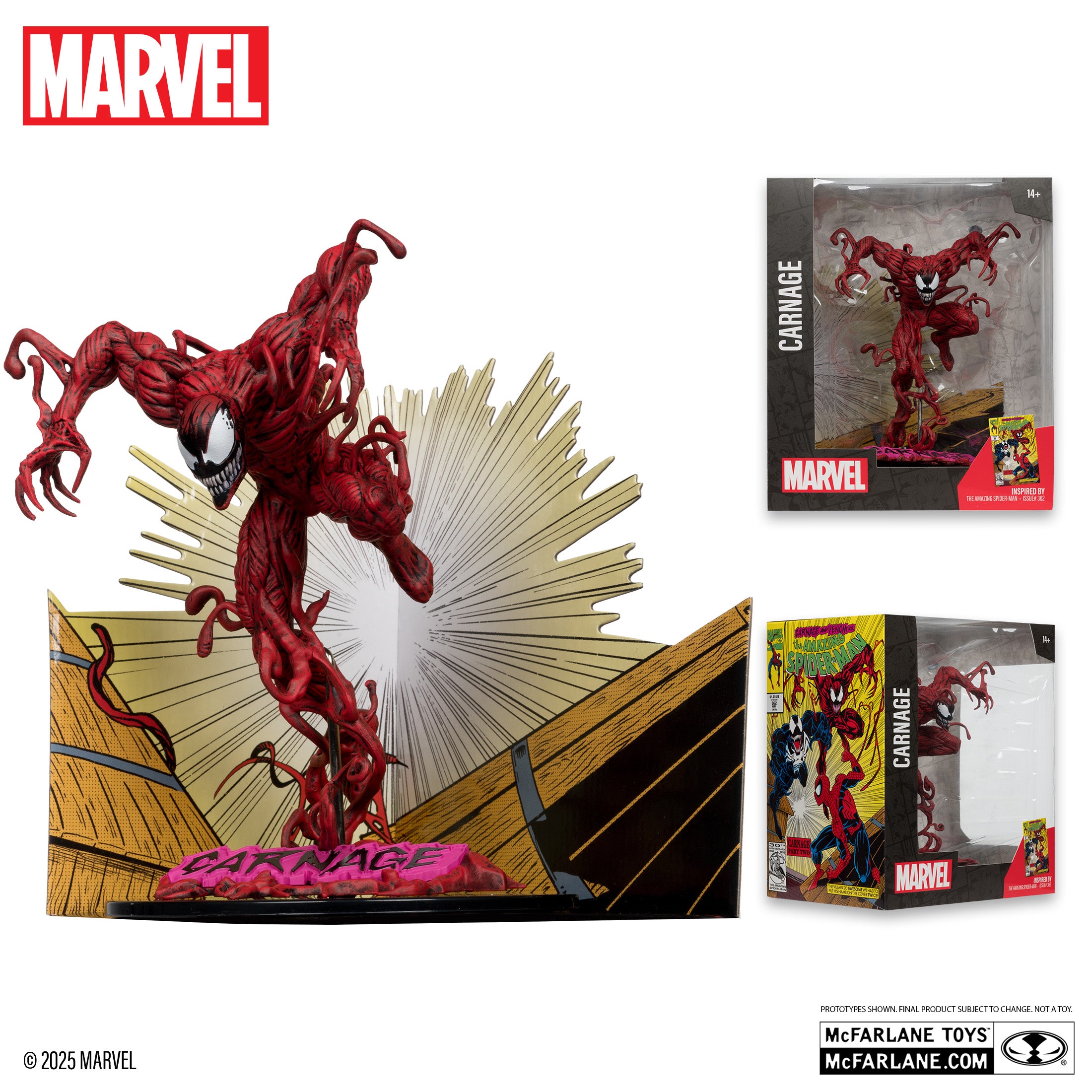 Carnage 1:10th Scale Collectible with Scene (The Amazing Spider-Man #362)