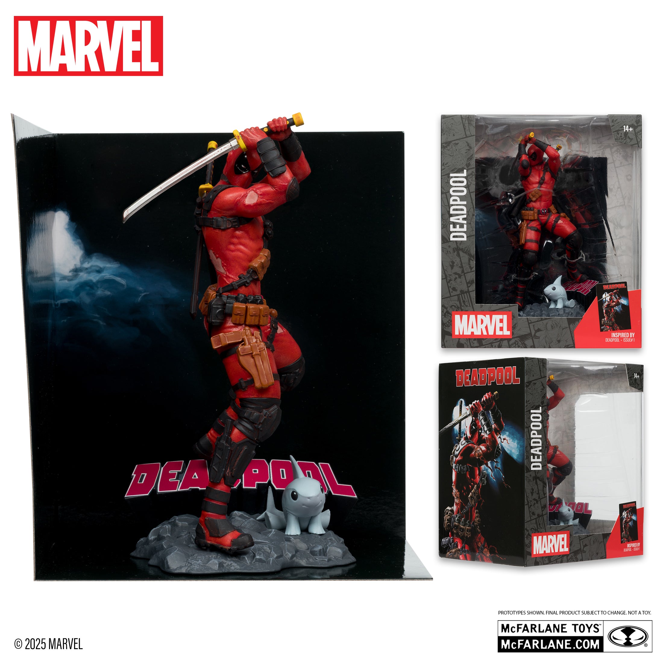 Deadpool 1:10th Scale Collectible with Scene (Deadpool #1)