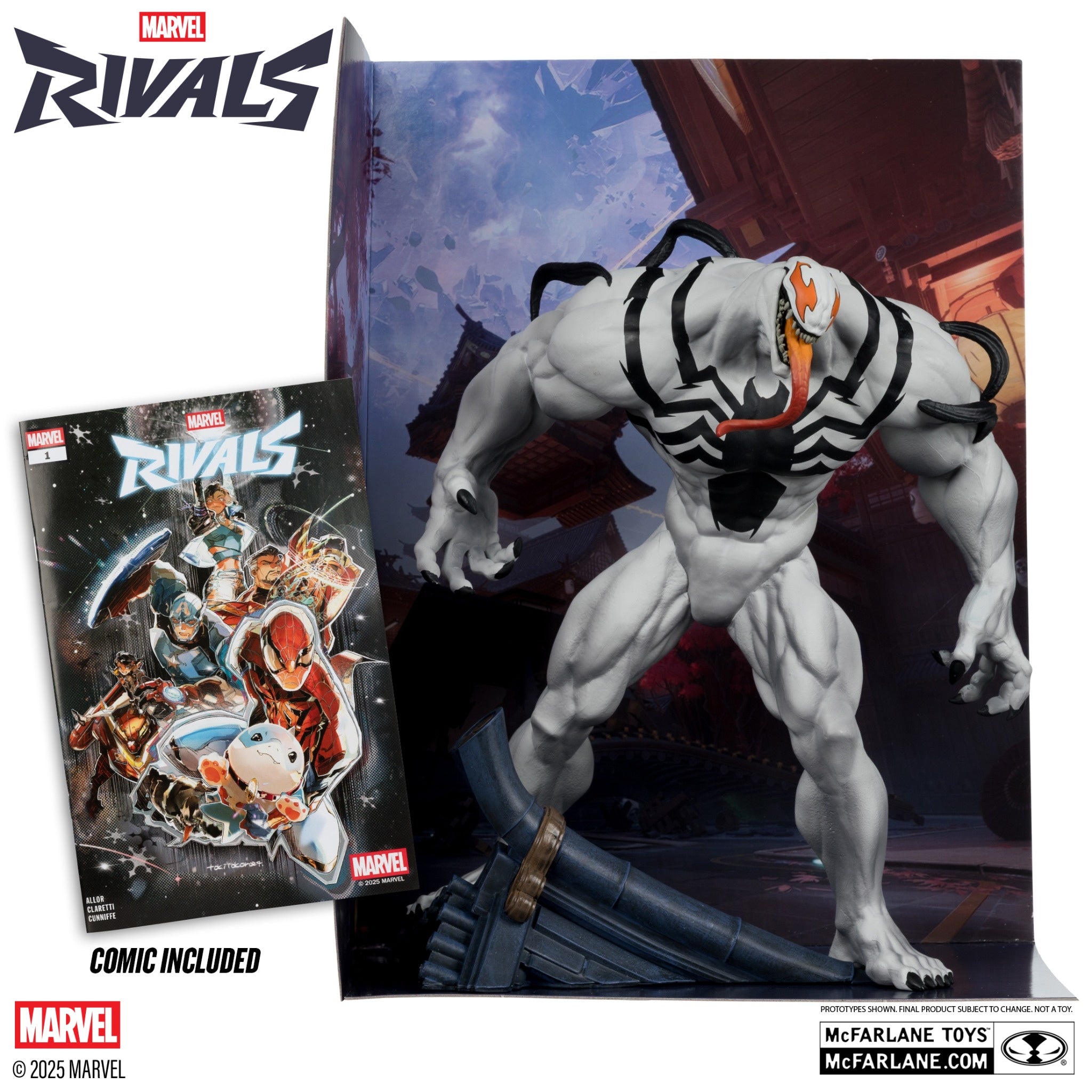 Venom (Marvel Rivals) 1:6th Scale Collectible Red Platinum Edition