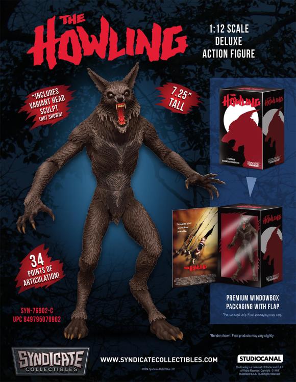 The Howling Werewolf 1/12 Scale Deluxe Action Figure