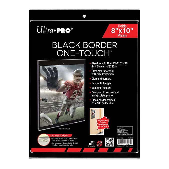 Ultra Pro Black Border One-Touch Magnetic Holder - UV Protection