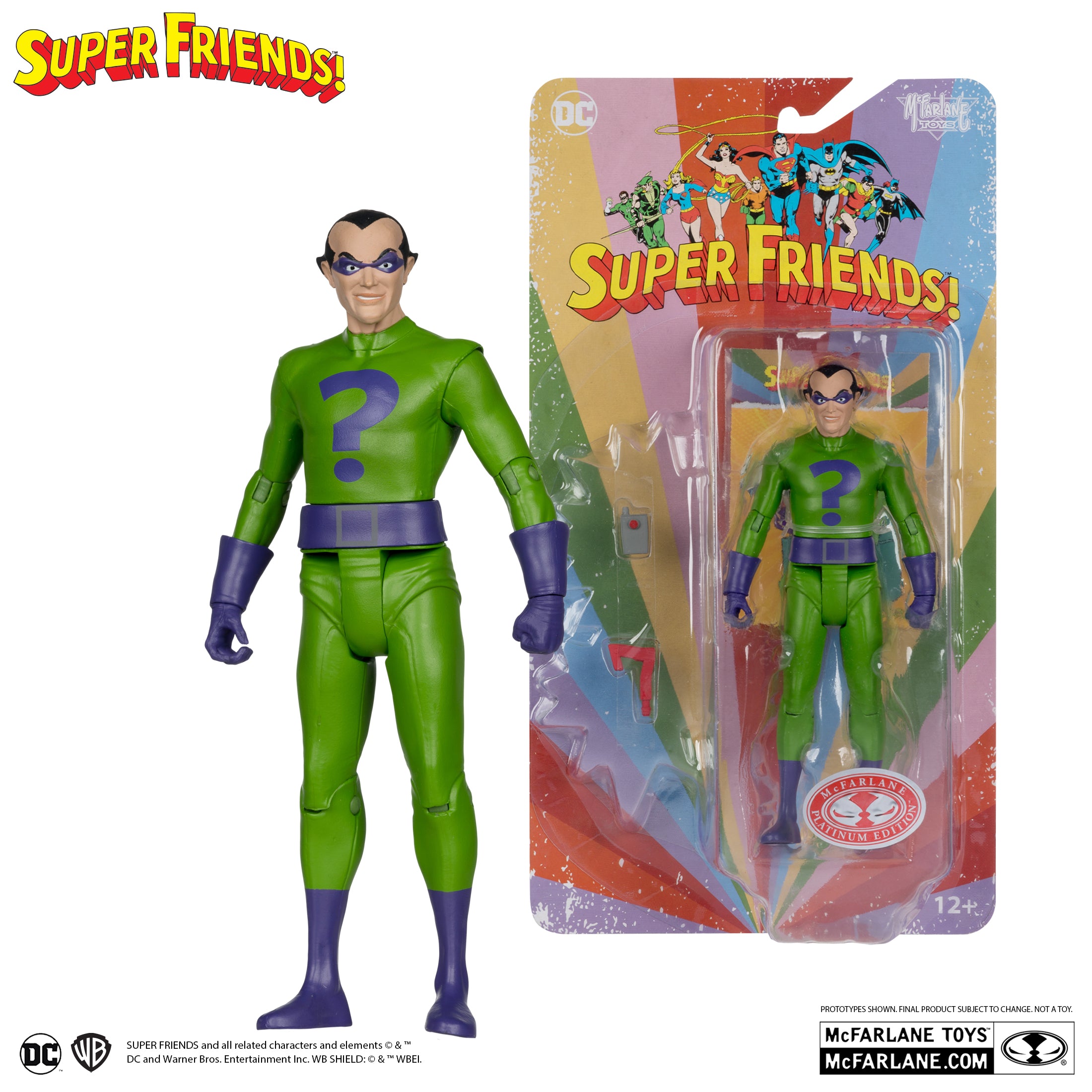 Mcfarlane Riddler (Super Friends) (Red Platinum Edition)