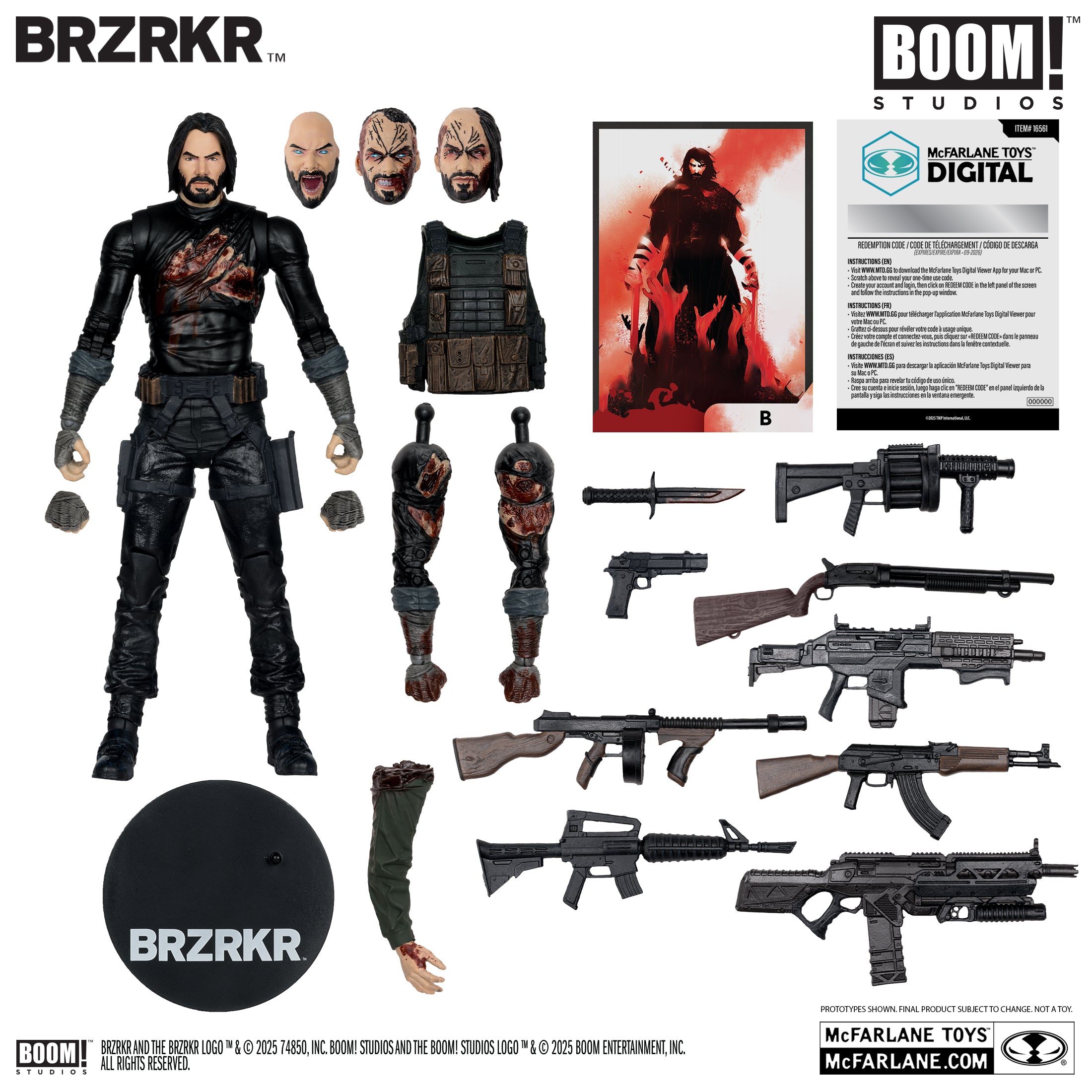 BRZRKR B with McFarlane Toys Digital Collectible