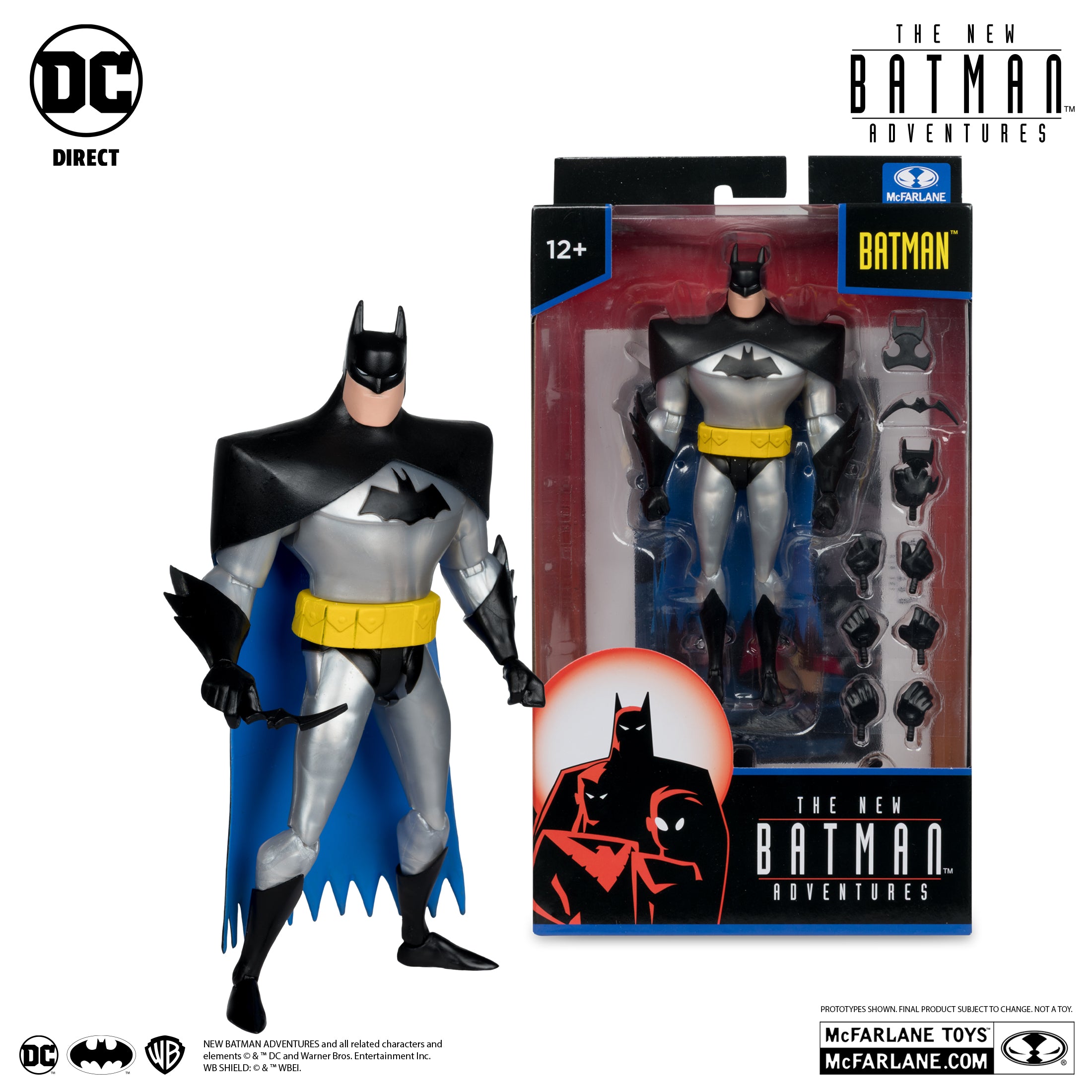The New Batman Adventures Batman (Silver) 6in Scale Action Figure