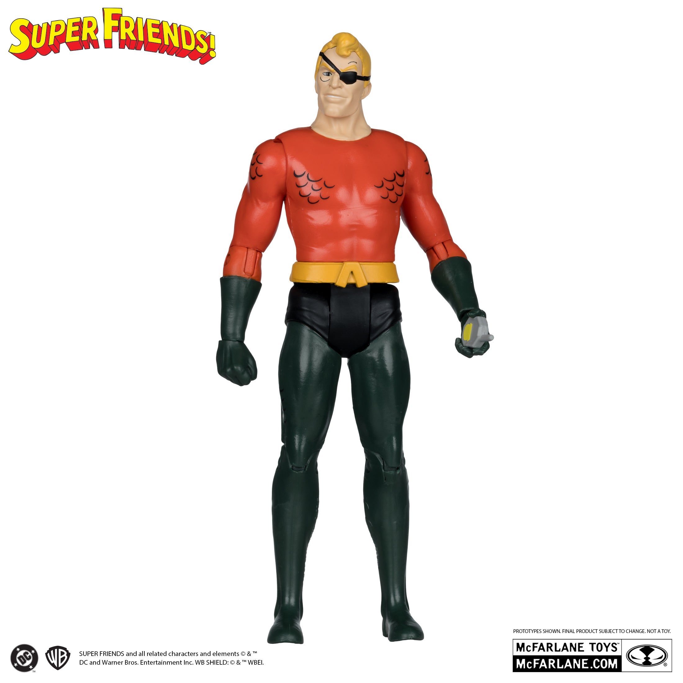 Mcfarlane Evil Aquaman (Super Friends) Red Platinum Edition