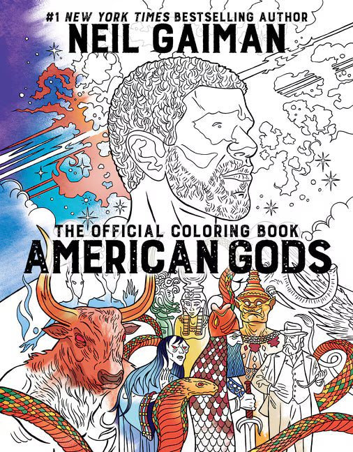Neil Gaiman American Gods Off Coloring Book
