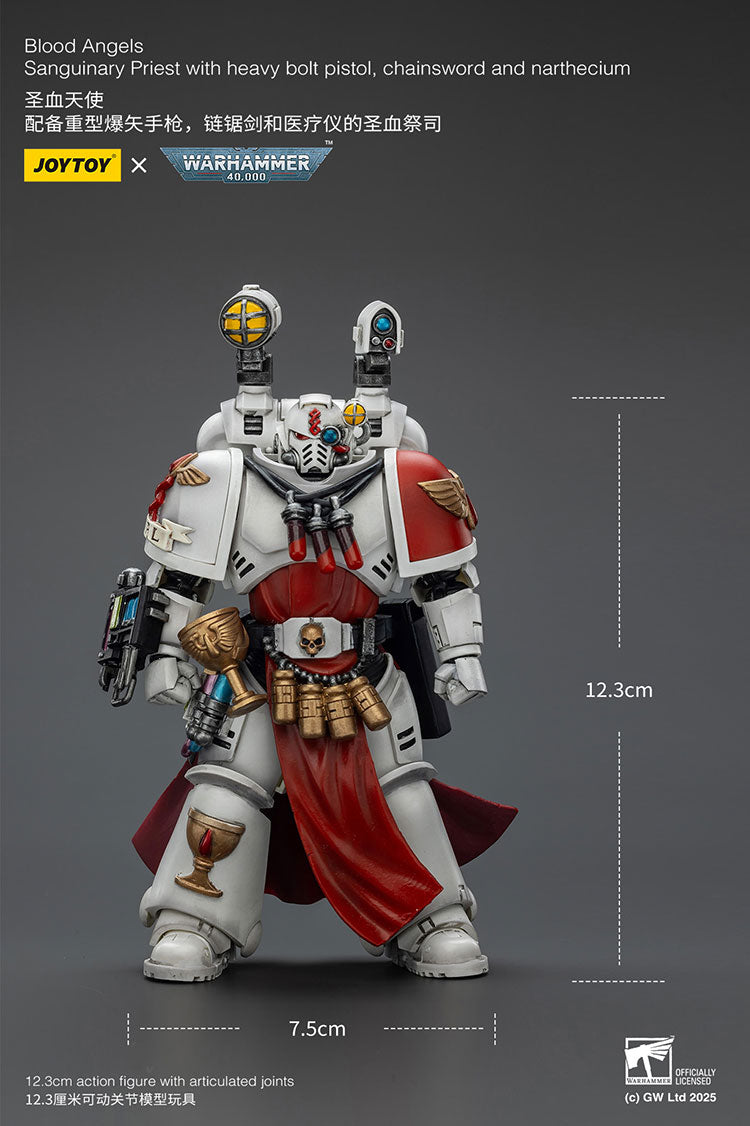JOYTOY Warhammer 40K: Blood Angels - Sanguiary Priest Action Figure