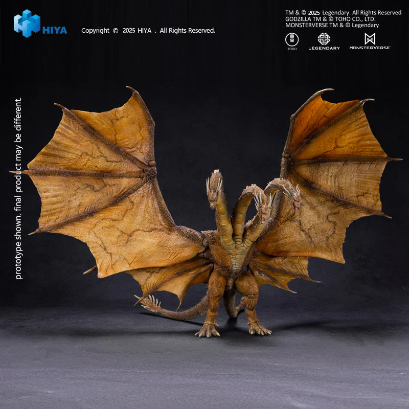 HIYA Exquisite Basic Series: Godzilla King of the Monsters: None Scale 14" Inch King Ghidorah 2.0 Action Figure