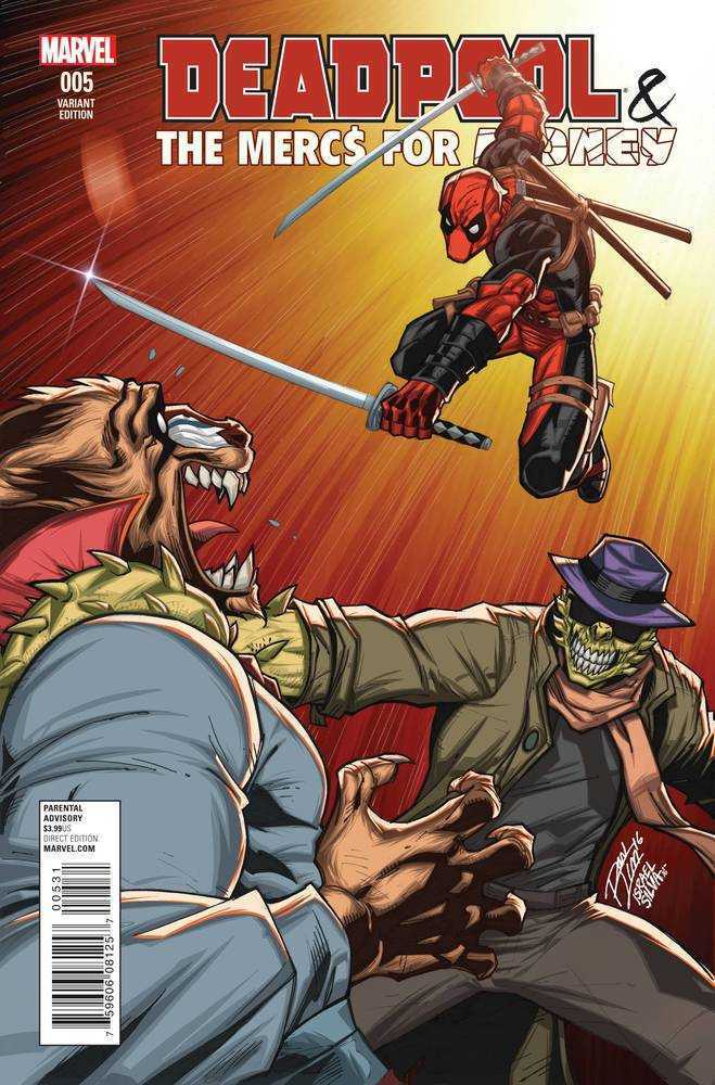 Deadpool Mercs For Money #5 (Of 5) Lim Variant