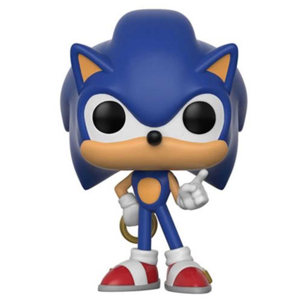 Pop Sonic The Hedgehog Sonic W/Ring Vinyl Figure