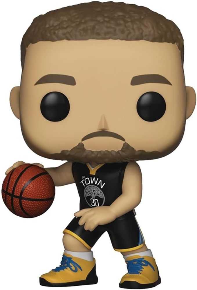 Pop! Basketball: NBA Golden State Warriors Stephen Curry (Town Jersey) Vinyl Figure