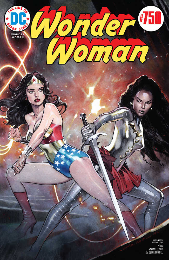 Wonder Woman #750 Olivier Coipel 1970s Variant