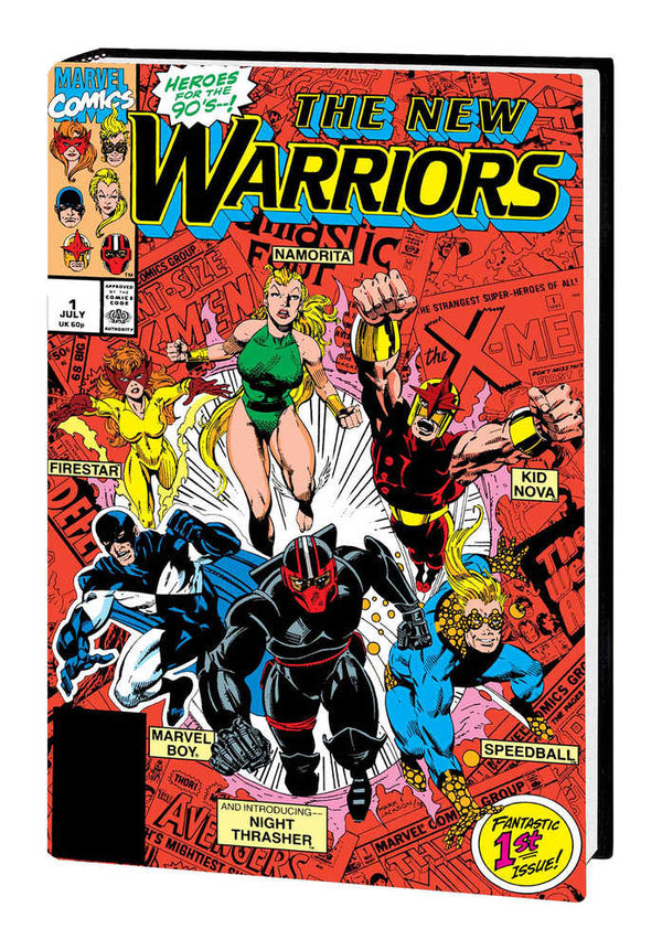 New Warriors Classic Omnibus Hardcover Volume 01 Bagley Direct Market Variant New Printing