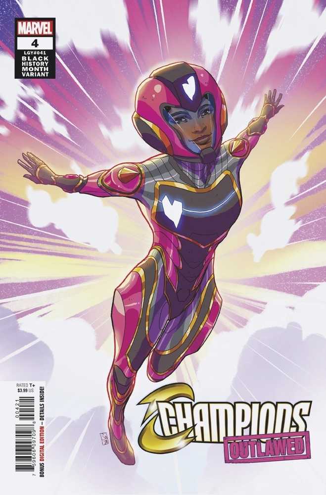 Champions #4 Souza Ironheart Black History Month Variant