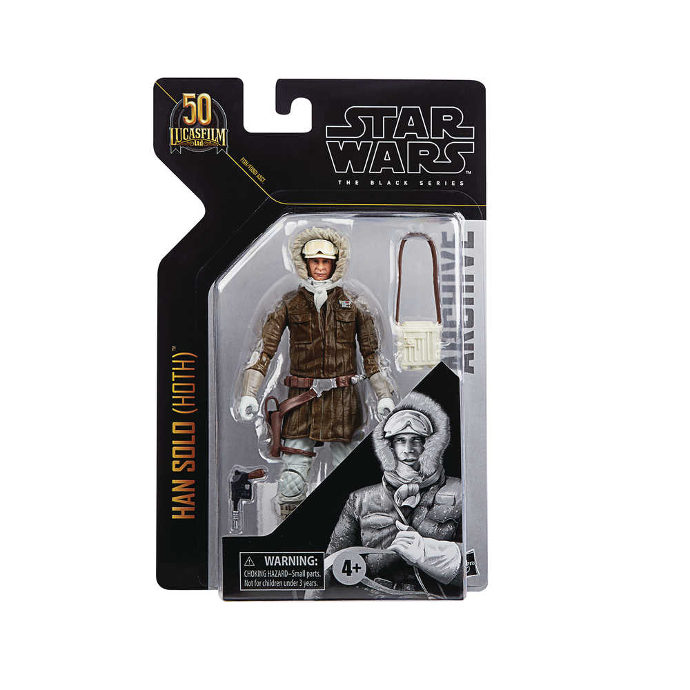 Star Wars Black Archives 6 In Hoth Han Solo Action Figure *DAMAGED BOX*
