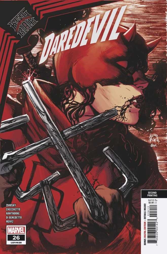 Daredevil #26 2nd Print Variant Kib
