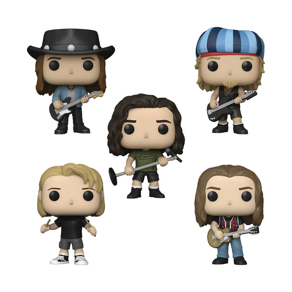 Pop! Rocks: Pearl Jam Mike McCready / Jeff Ament / Eddie Vedder / Matt Cameron / Stone Gossard 5-Pack Vinyl Figures