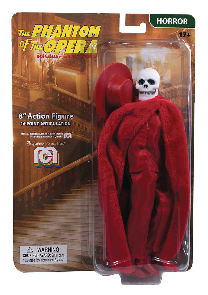 Mego Horror Phantom Of The Opera Red Death 8 In Action Figure