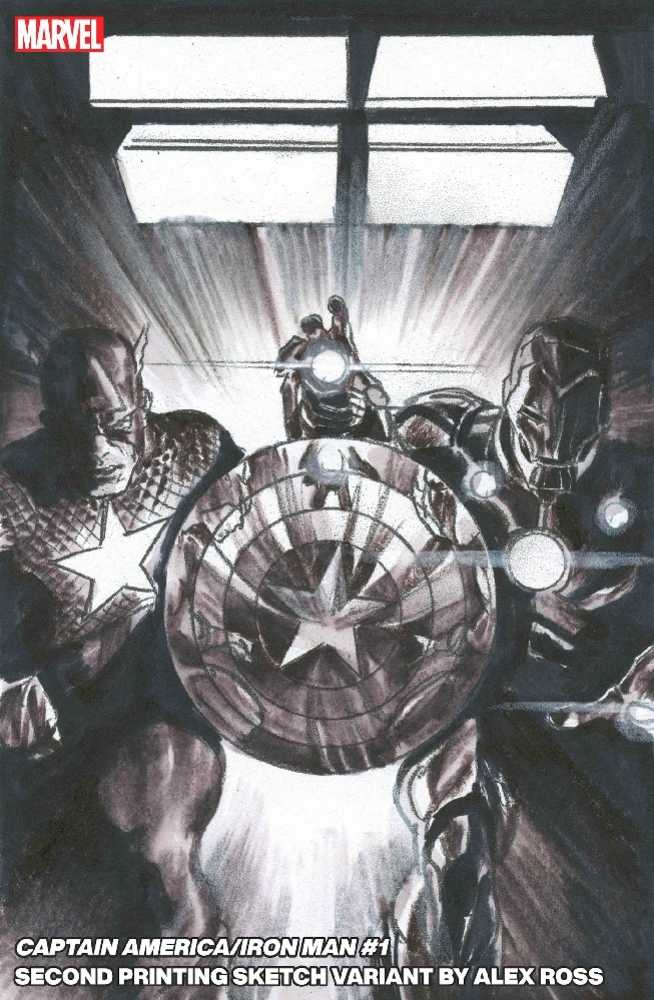 Captain America Iron Man #1 (Of 5) 2nd Print Alex Ross Variant