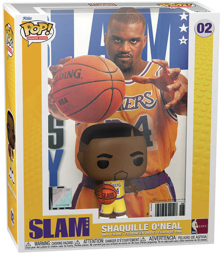 Pop! Magazine Covers: Slam NBA Los Angeles Lakers Shaquille O'Neal Vinyl Figure