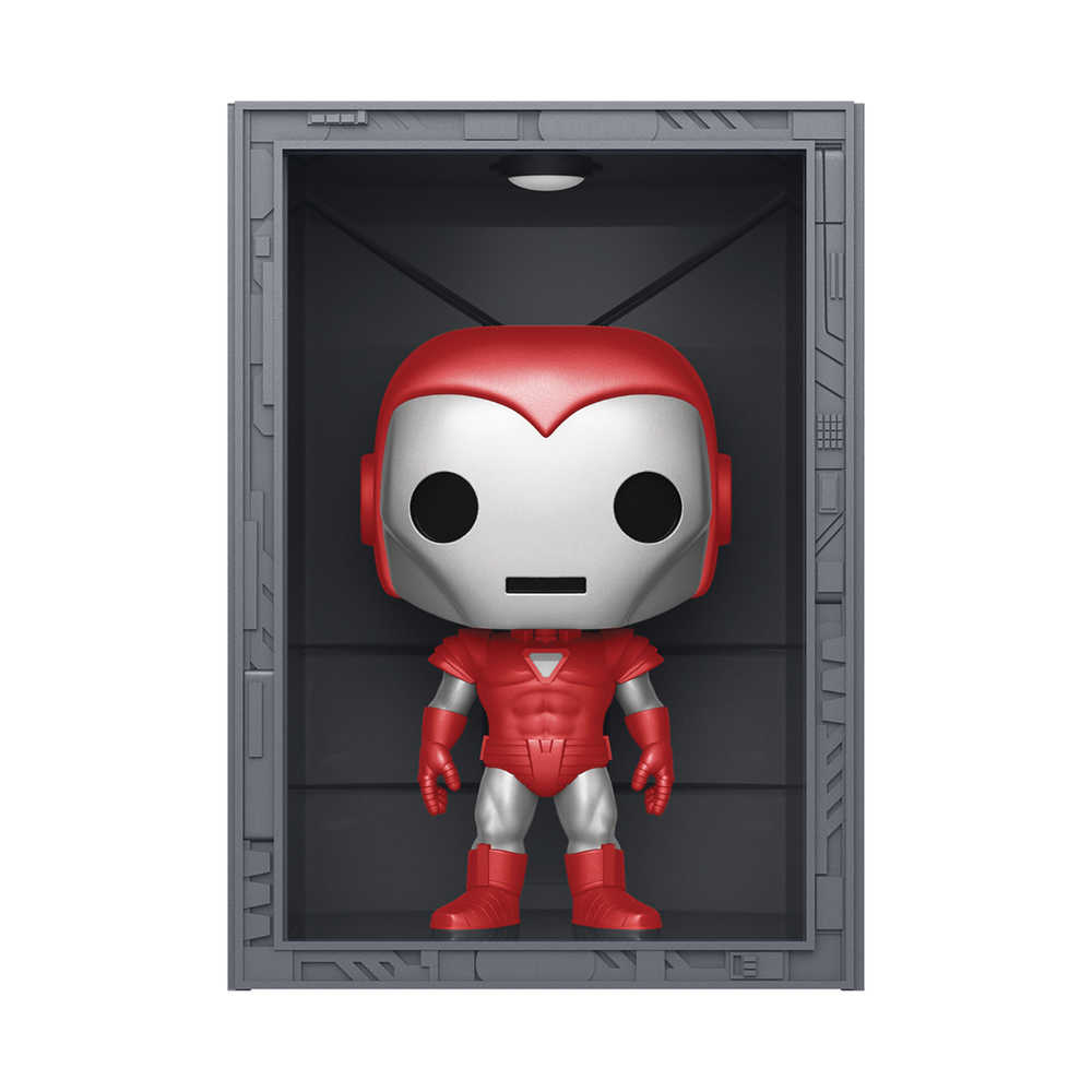 Pop! Deluxe: Marvel Hall of Armor Iron Man Model 8 Silver Centurion (Previews Exclusive) Vinyl Figure