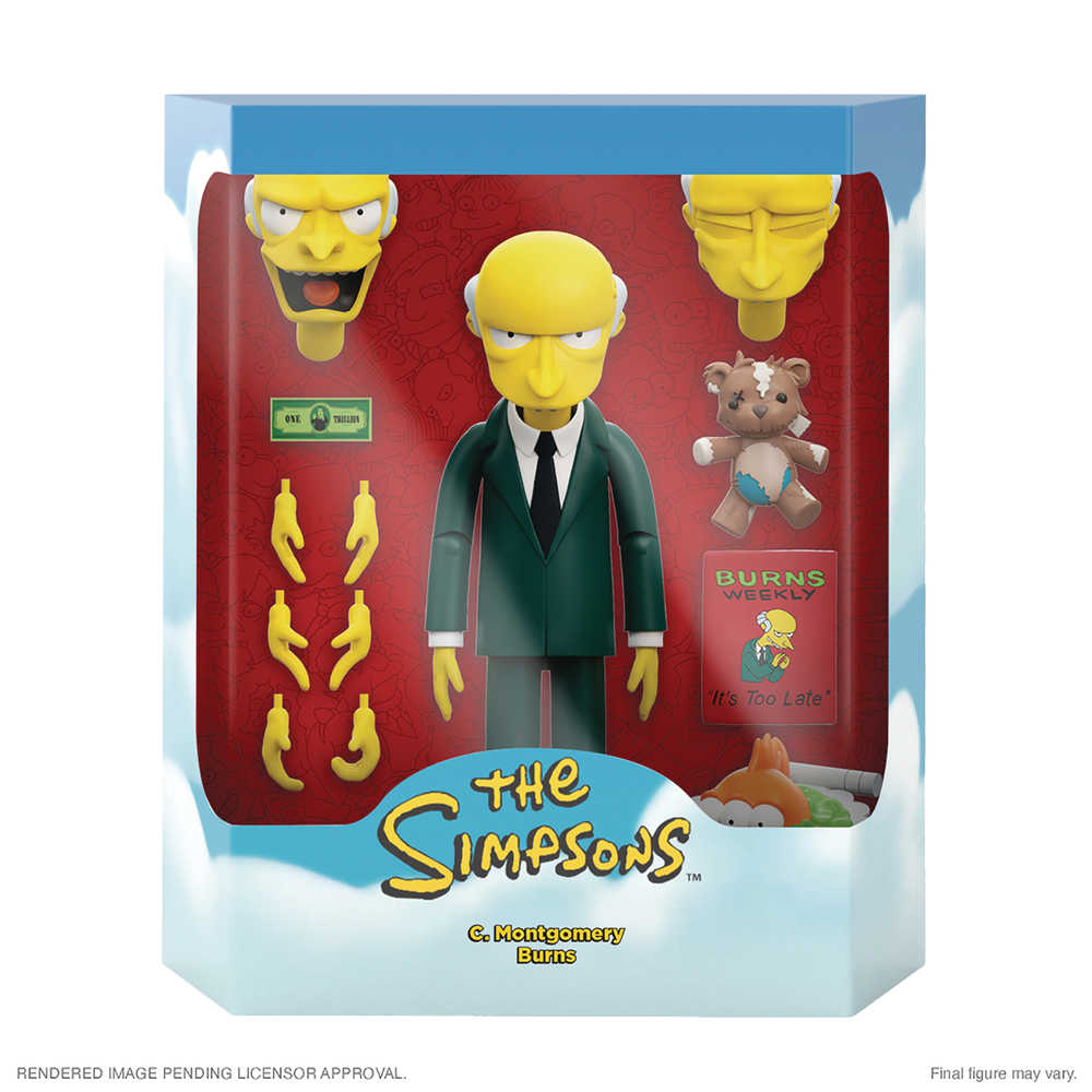 Simpsons Ultimates W3 Montgomery Burns Action Figure