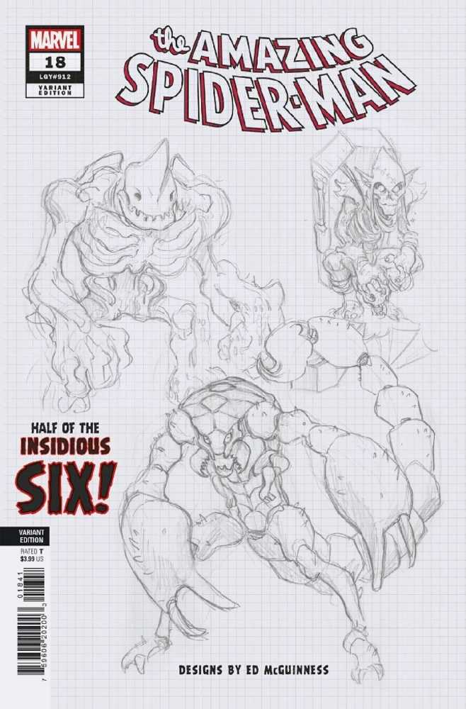 Amazing Spider-Man #18 (2022) Mcguinness Design Variant