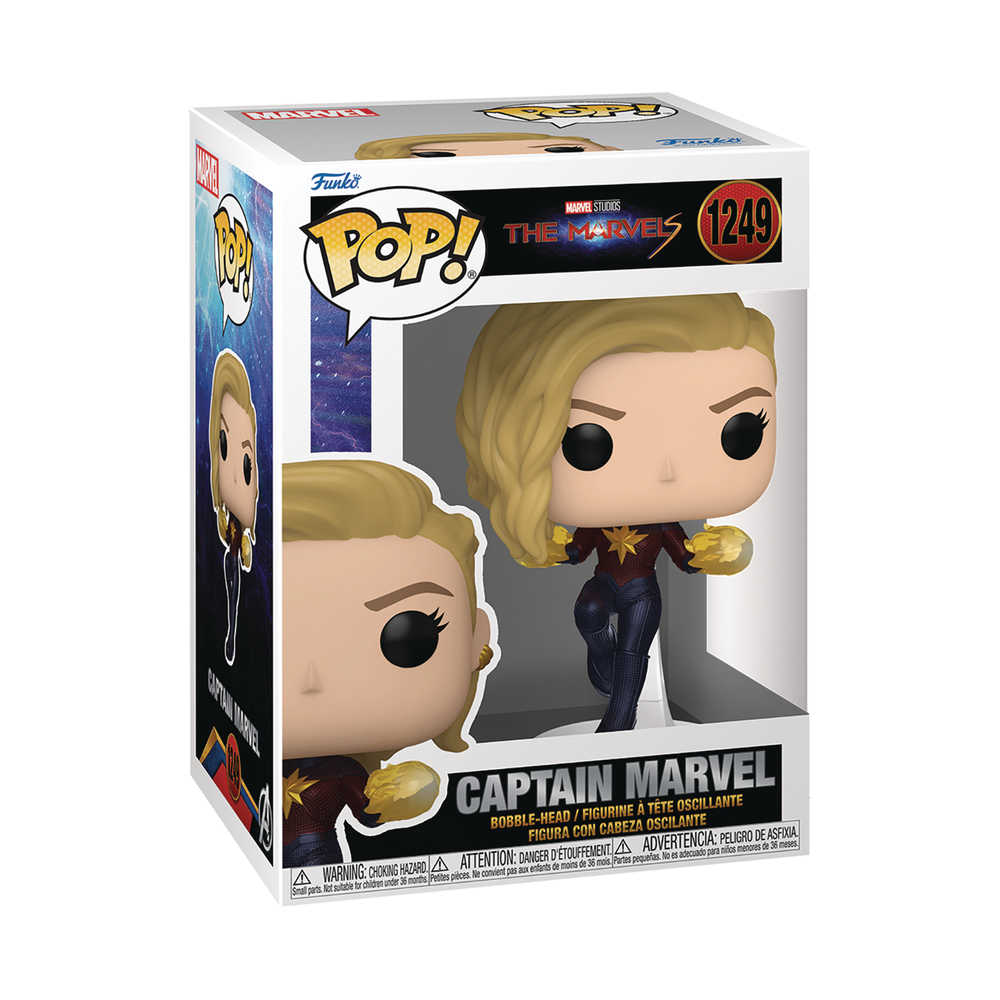 Pop! Marvel The Marvels Captain Marvel Vinyl Figure