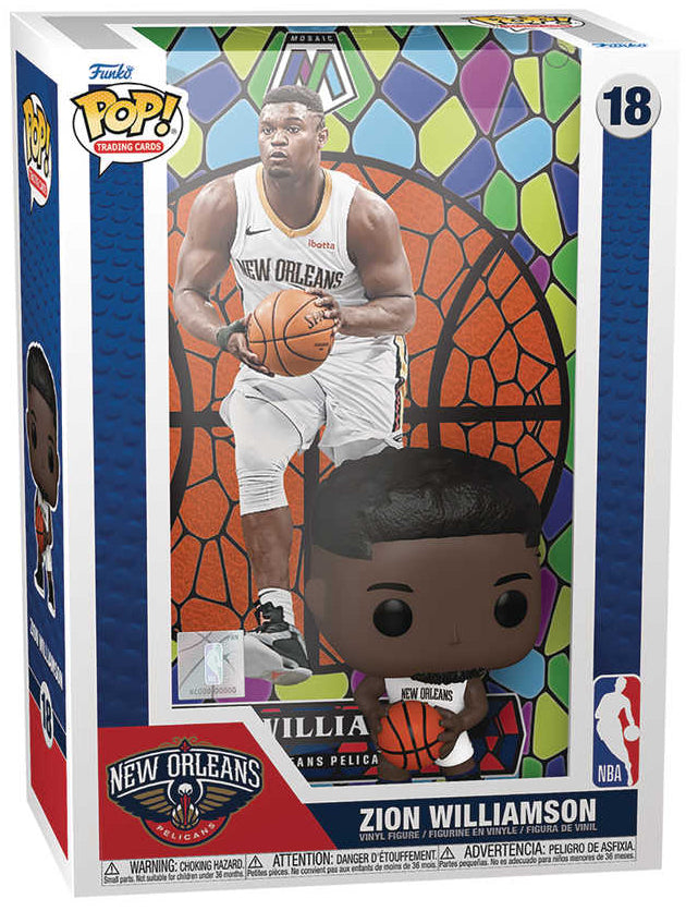 Pop! Trading Cards: NBA New Orleans Pelicans Zion Williamson (Mosaic) Vinyl Figure