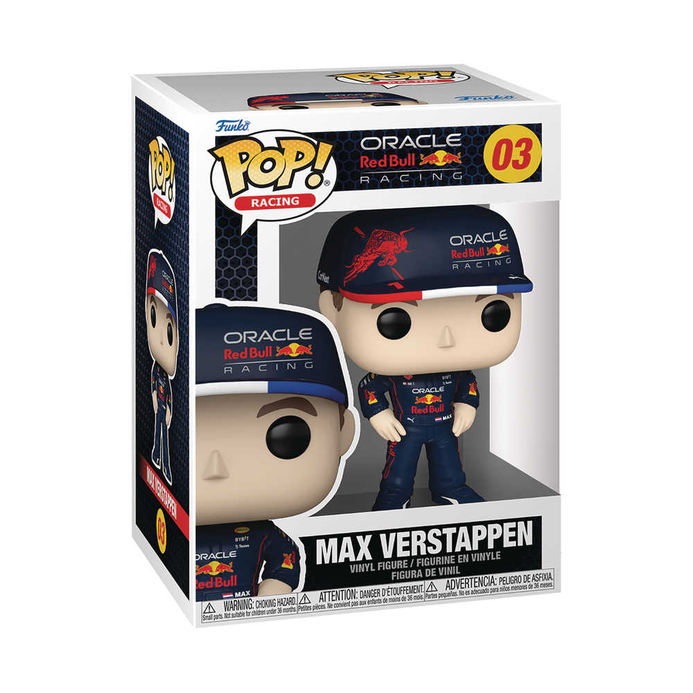 Pop Formula 1 Max Verstappen Vinyl Figure
