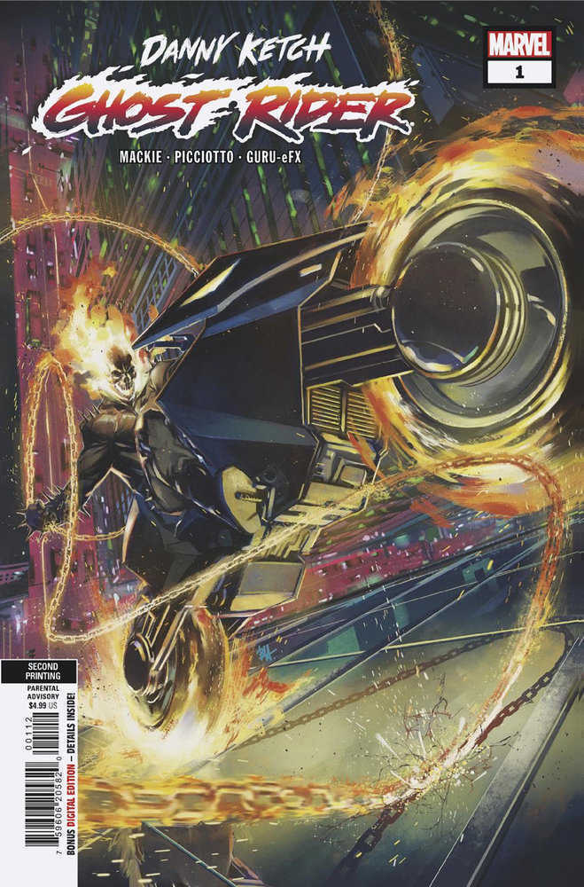 Danny Ketch: Ghost Rider #1 Ben Harvey 2nd Printing Variant