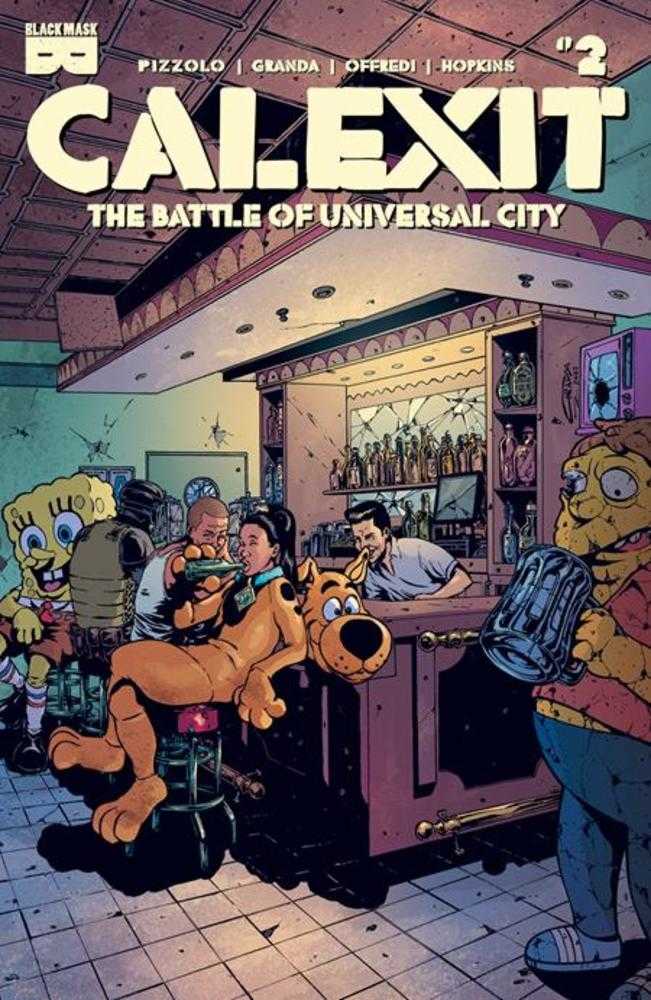 Calexit The Battle Of Universal City #2 (Of 3) Cover A C Granda (Mature)