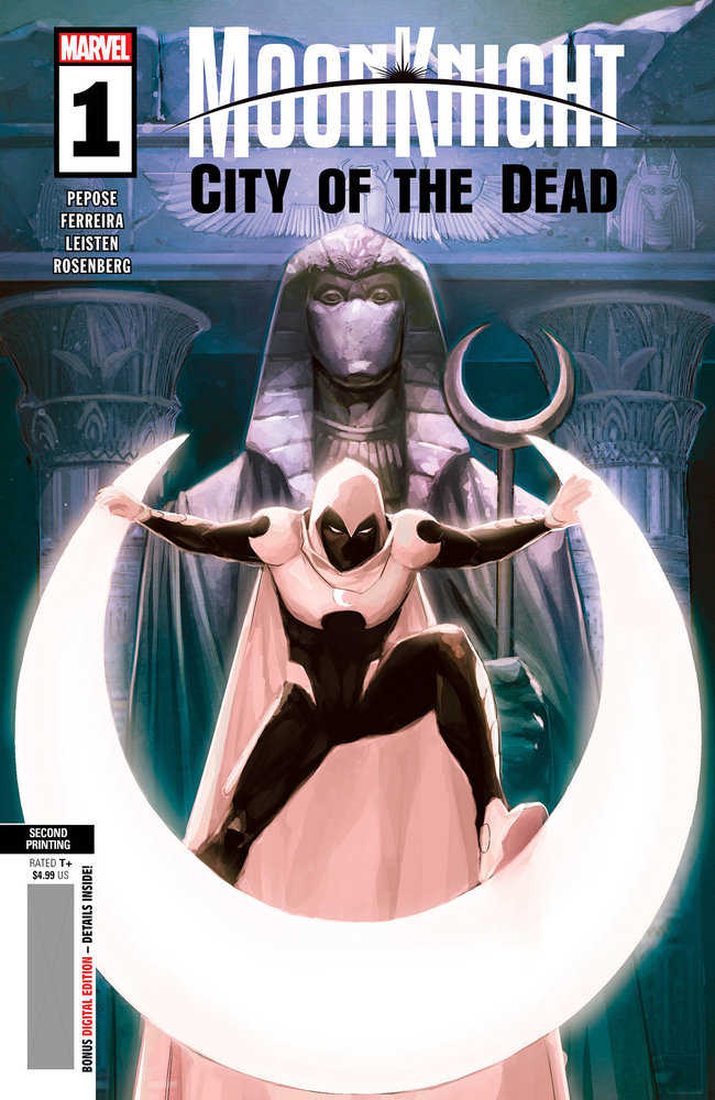 Moon Knight: City Of The Dead 1 Rod Reis 2 Nd Printing Variant