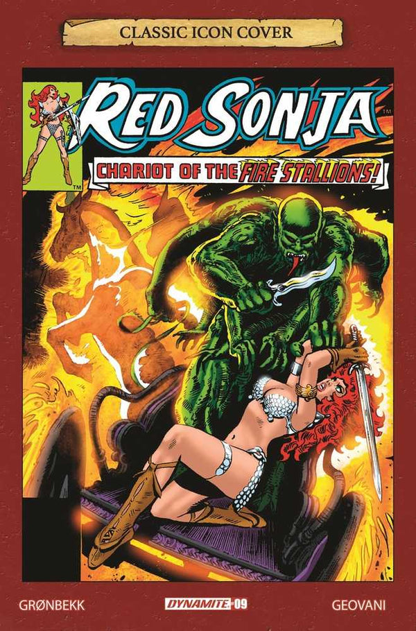 Red Sonja 2023 #9 Cover G 10 Copy Variant Edition Thorne Icon
