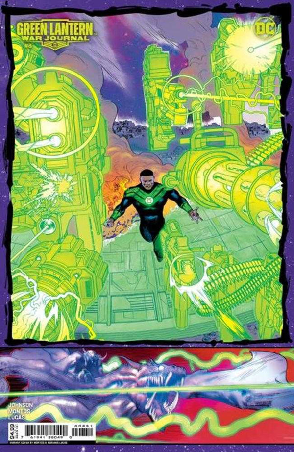 Green Lantern War Journal #8 Cover C Montos Card Stock Variant