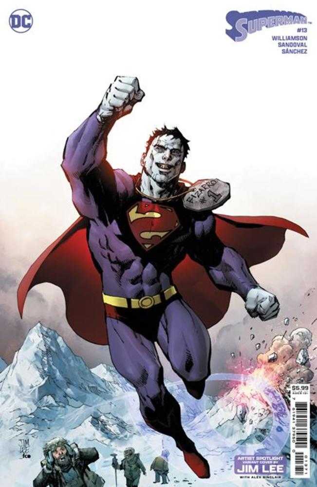 Superman #13 Cover E Jim Lee Artist Spotlight Card Stock Variant (Hous