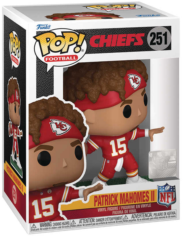 Pop! Football: NFL Kansas City Chiefs Patrick Mahomes II (2023) Vinyl Figure